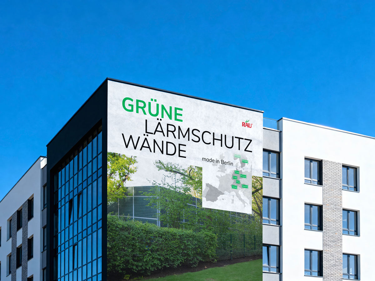 RAU Lärmschutzwände, Webdesign