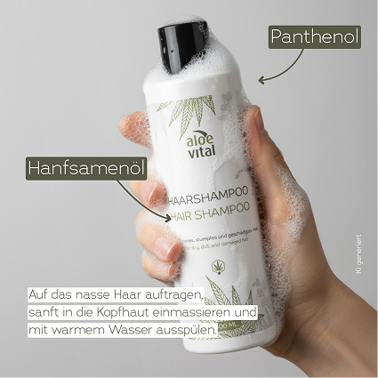 Haarshampoo Anwendung