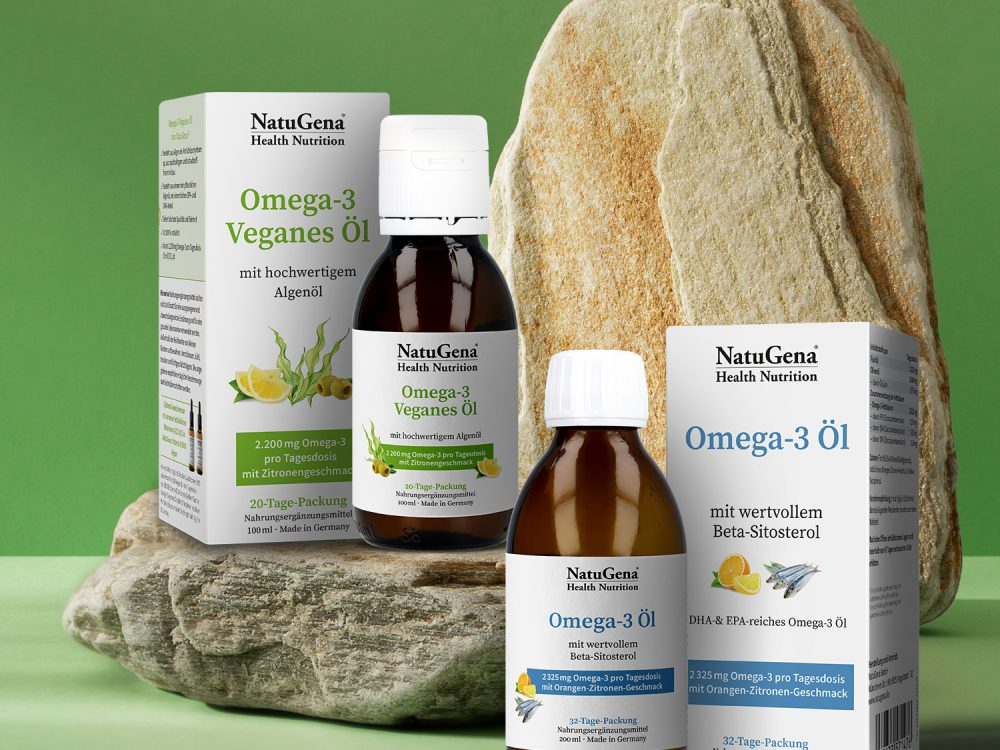 Omega-3 Produktreihe von NatuGena